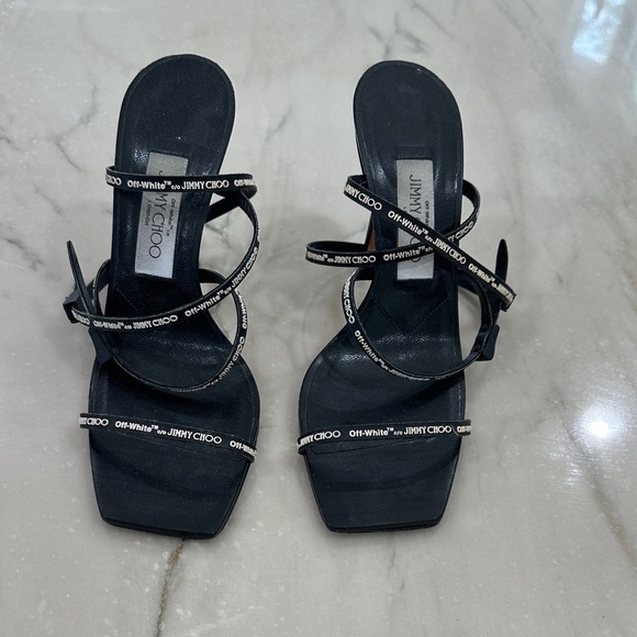 Jimmy Choo Black Strappy Heels